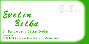 evelin bilka business card